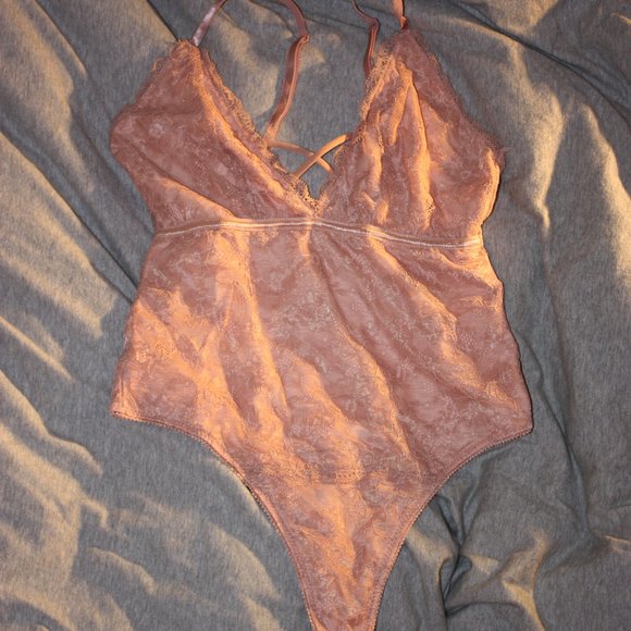 pink lace bodysuit - Picture 1 of 5